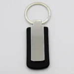 Leather & Metal Keychain